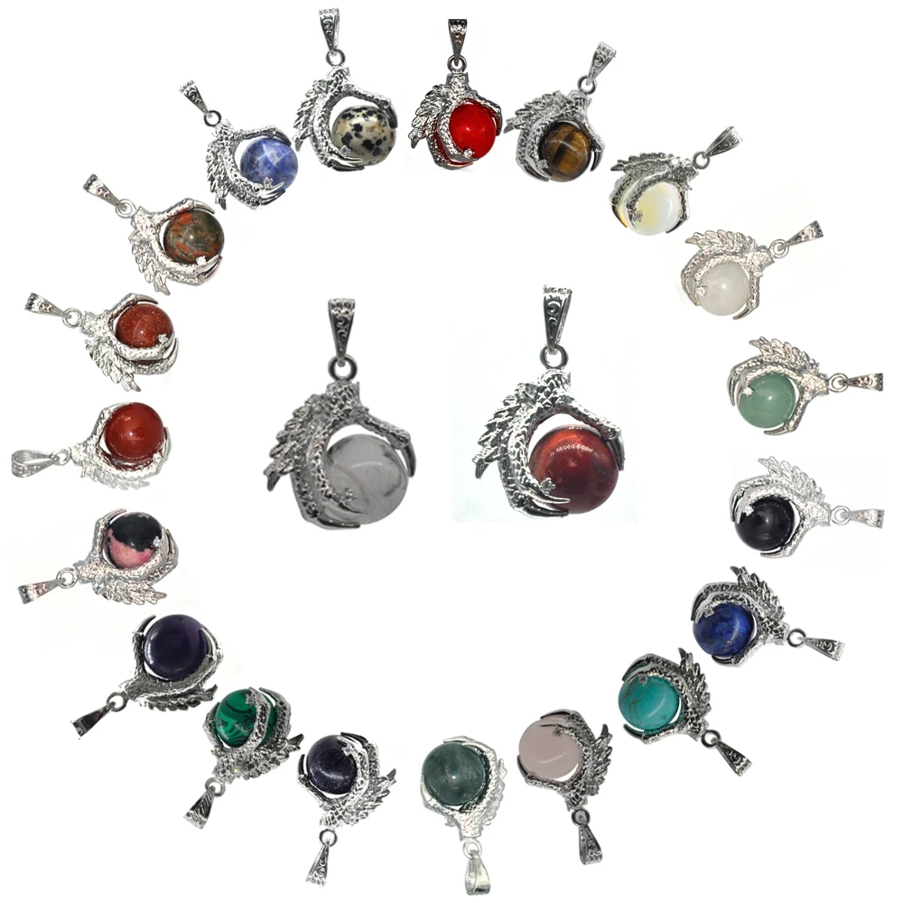 Подарок на день Святого Валентина JOYA 2019, подвеска из натурального дракона с шариком в китайском стиле, аристократическая подвеска в виде когтя дракона для леди