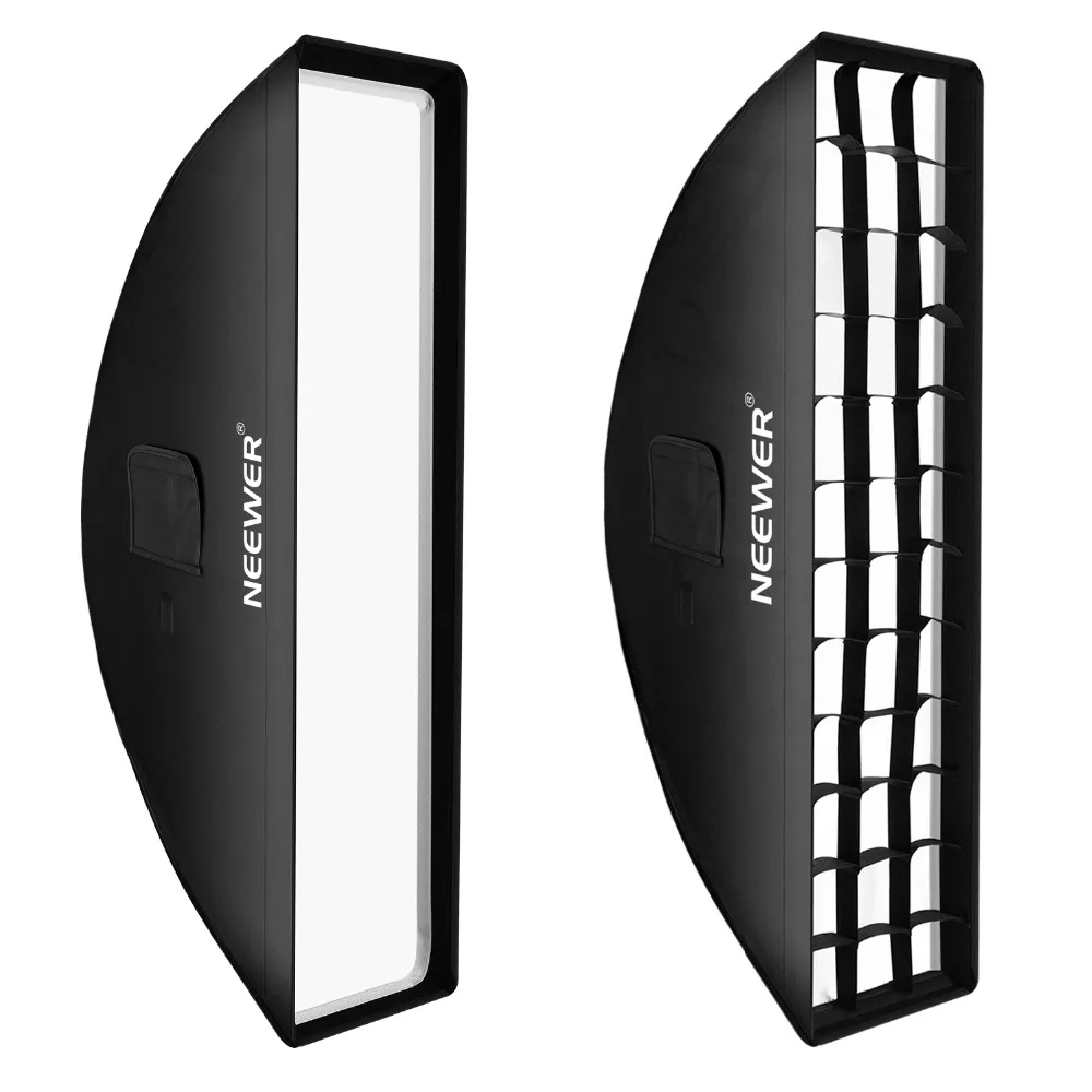 Neewer 8x36 дюймов/20x90 см сотовый софтбокс с креплением Bowens сеткой для студийной