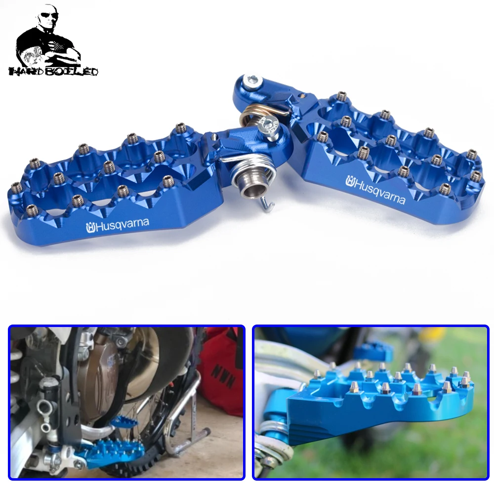 Аксессуары для мотоциклов CNC широкая подножка Подножка для Husqvarna TC250 TE150-501 TX300-450- для KTM 125SX/250-450SX-F
