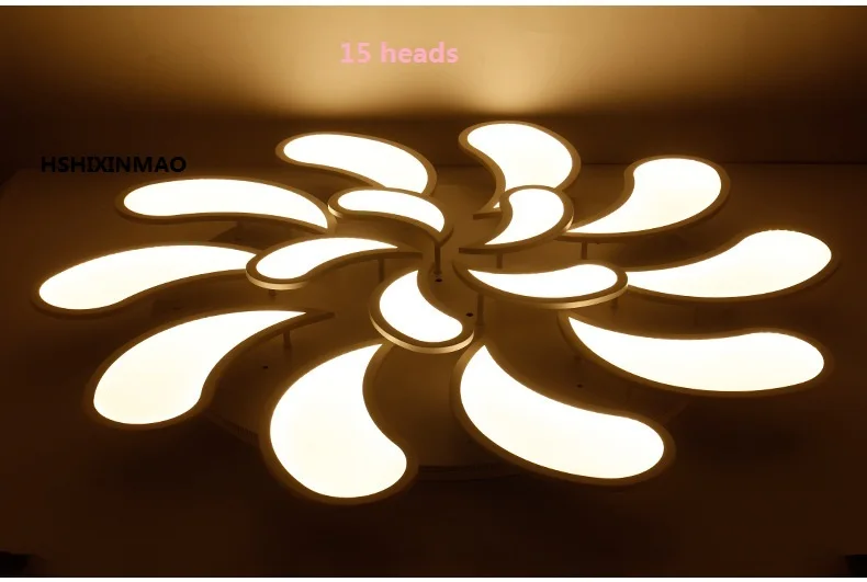 Бесплатная доставка светодиодный светильник в цветочном стиле для гостиной