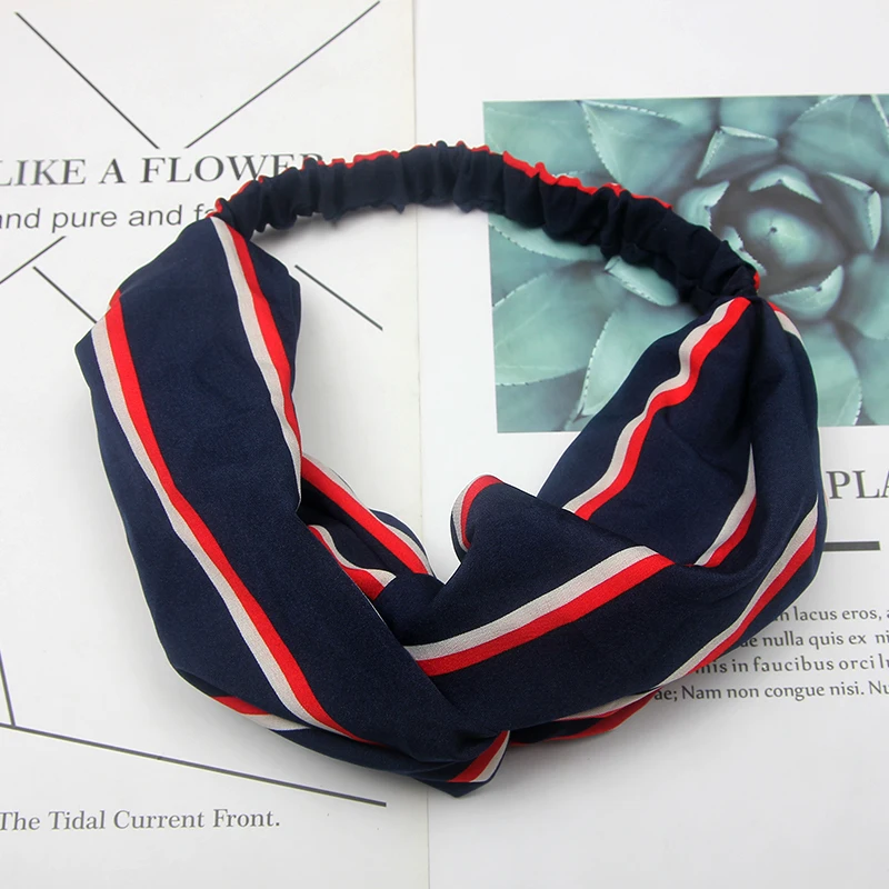 

New Fashion Women Headbands Turban Summer Elastic Headband Hairband Wide Head Wrap Hair Accessories for Women Bandanas Hair Band