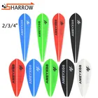 Разноцветные чешуйки 120 шт., 234 дюйма, резиновые перья для стрел, лопатки для стрельбы, охоты, спорта, аксессуары для стрельбы