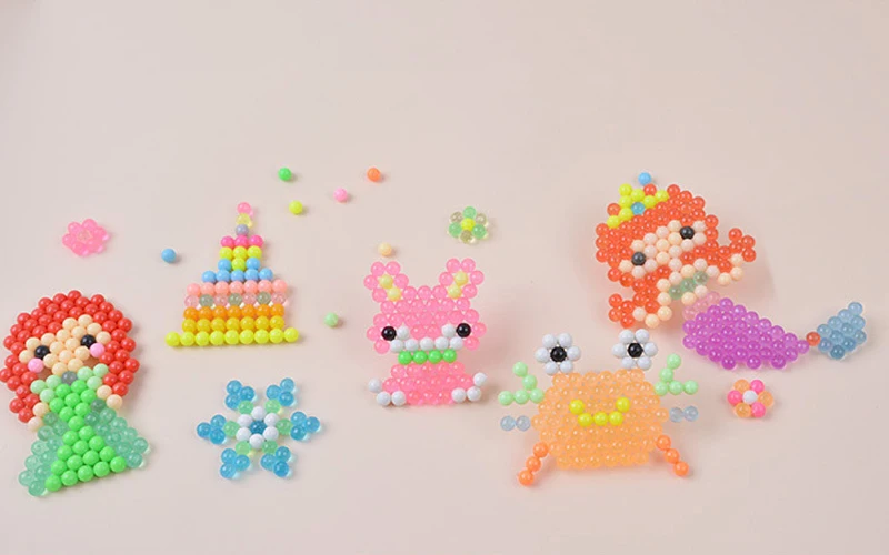 6000 шт DIY волшебные бусины формы в виде животного ручная работа 3D Головоломка Детские Обучающие шарики игрушки для детей
