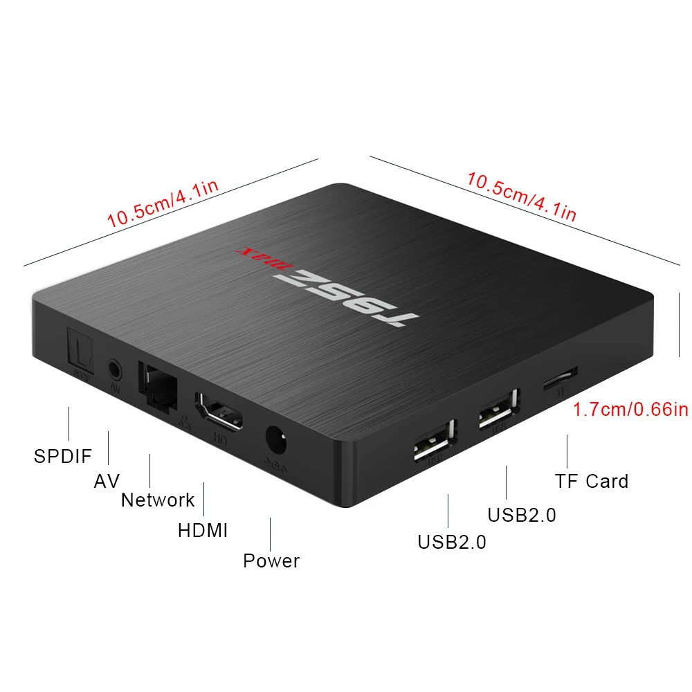 PULIERDE T95Z макс 3 Гб оперативной памяти 32 встроенной ТВ Box Android 7 1 Amlogic S912 Octa Core 2 4 ГГц + Wi