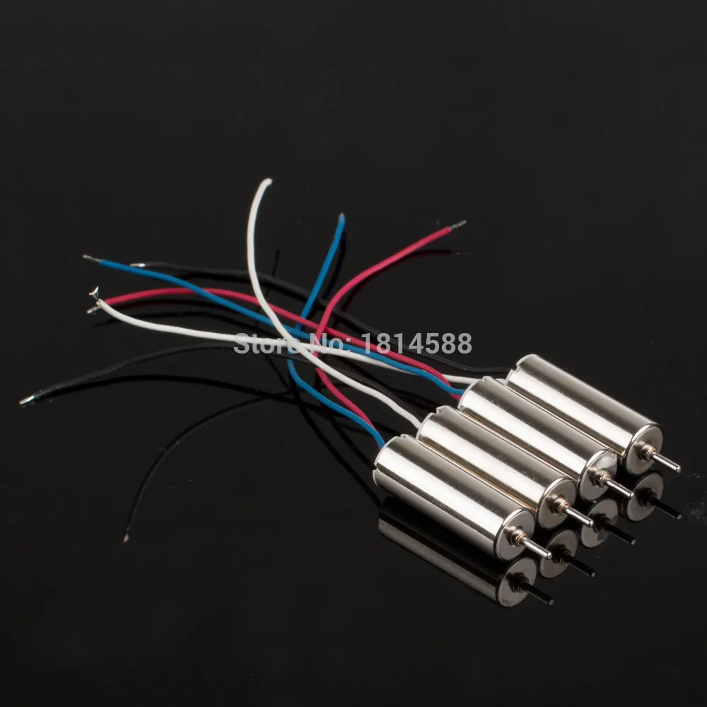 4 шт. пропеллеры Hubsan X4 H107 L JXD385 FY310 U816 V252 мотор 7х20 с полой чашечкой
