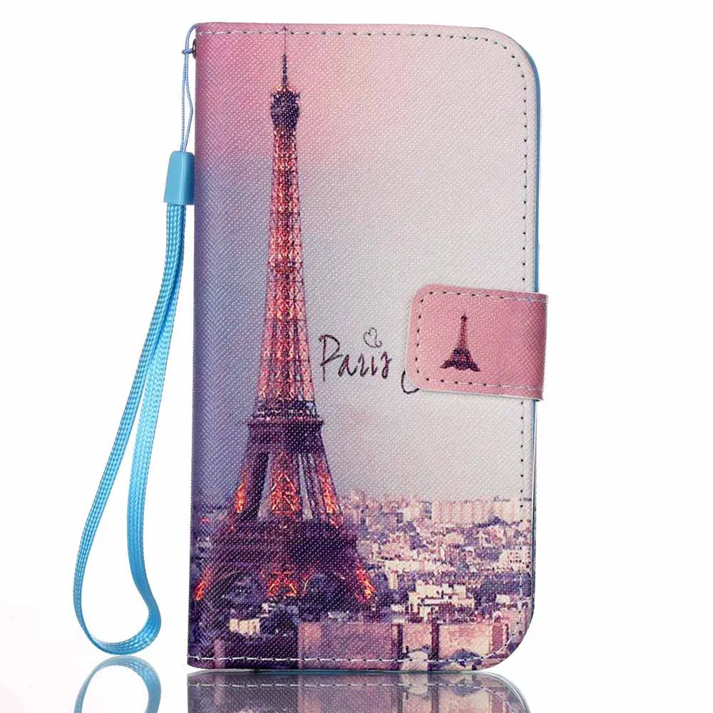 Signature Tower Слон Сова Pattern кошелек флип-чехол для телефона для Айфона iPhone 4, 4S 5 5S SE 5C i6 6 6S 7 Plus iPhone 8Plus чехол для iPhone 8Plus Fundas B21 - Цвет: Signature Tower