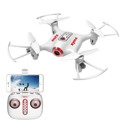 

SYMA X21W WIFI FPV с камерой 720P APP контроллер режим удержания высоты Радиоуправляемый Дрон Квадрокоптер RTF