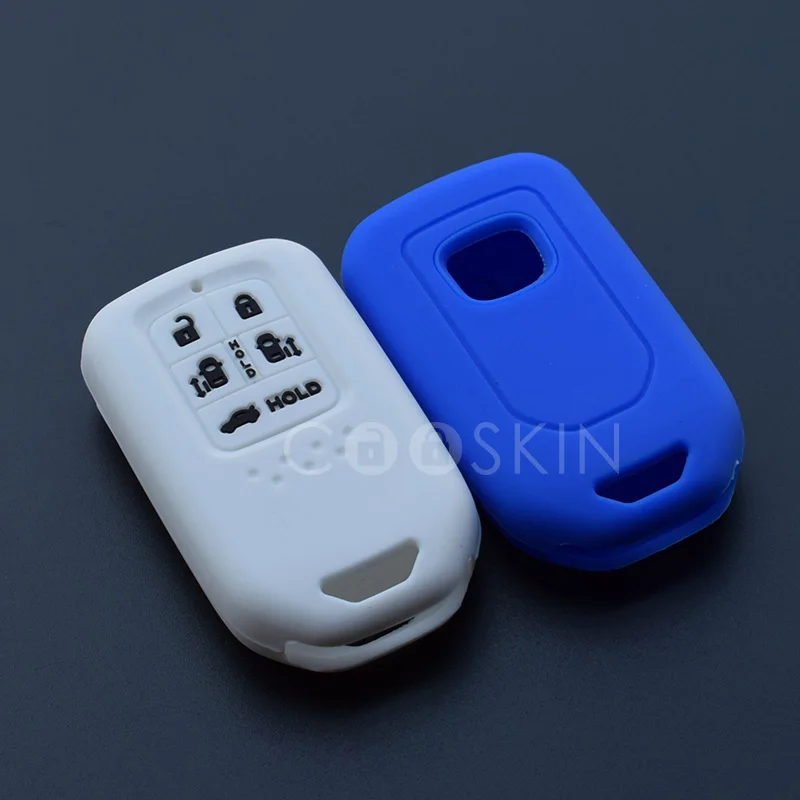 100pcs/lot silicone car key fob cover case set skin for HONDA Odyssey Freed Elysion MPV Rubber protect shell accessories | Аксессуары