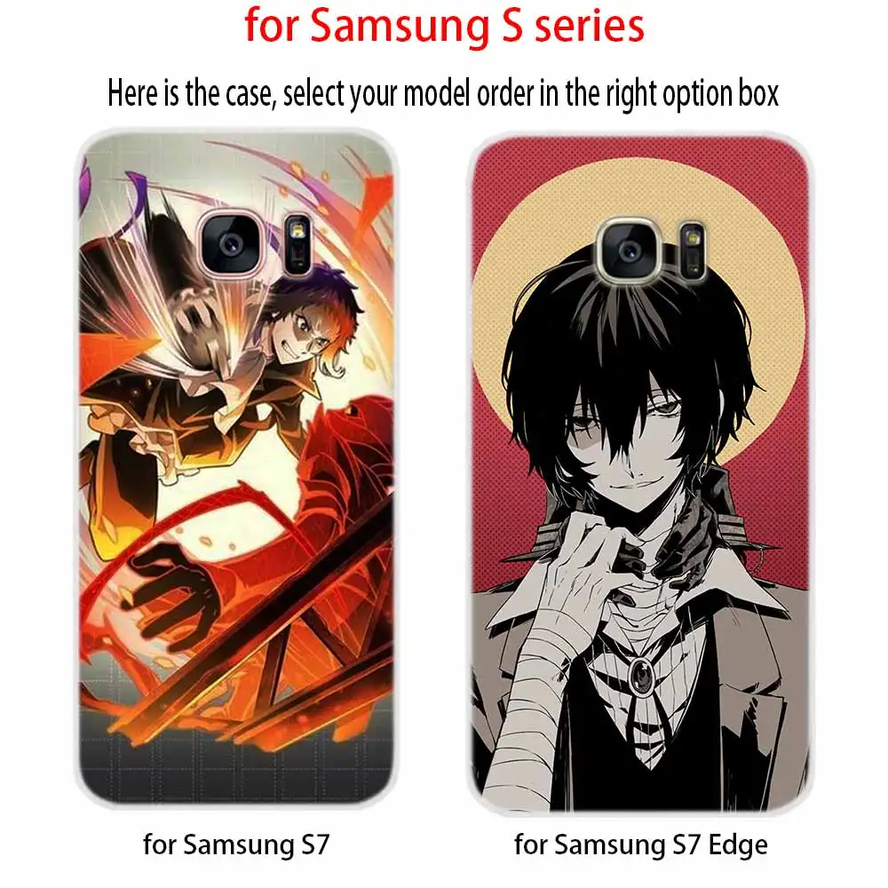 Чехол с рисунком для Samsung Galaxy S8 S9 S10 S20 S21 Plus Lite ультрачехол S10E S7 Edge аниме бродячие