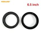 Универсальный переходник для стереодинамика FEELDO 6,5 дюйма, скошенный коврик для динамика для общего использования, Противоскользящий коврик для всех автомобилей # MX6049