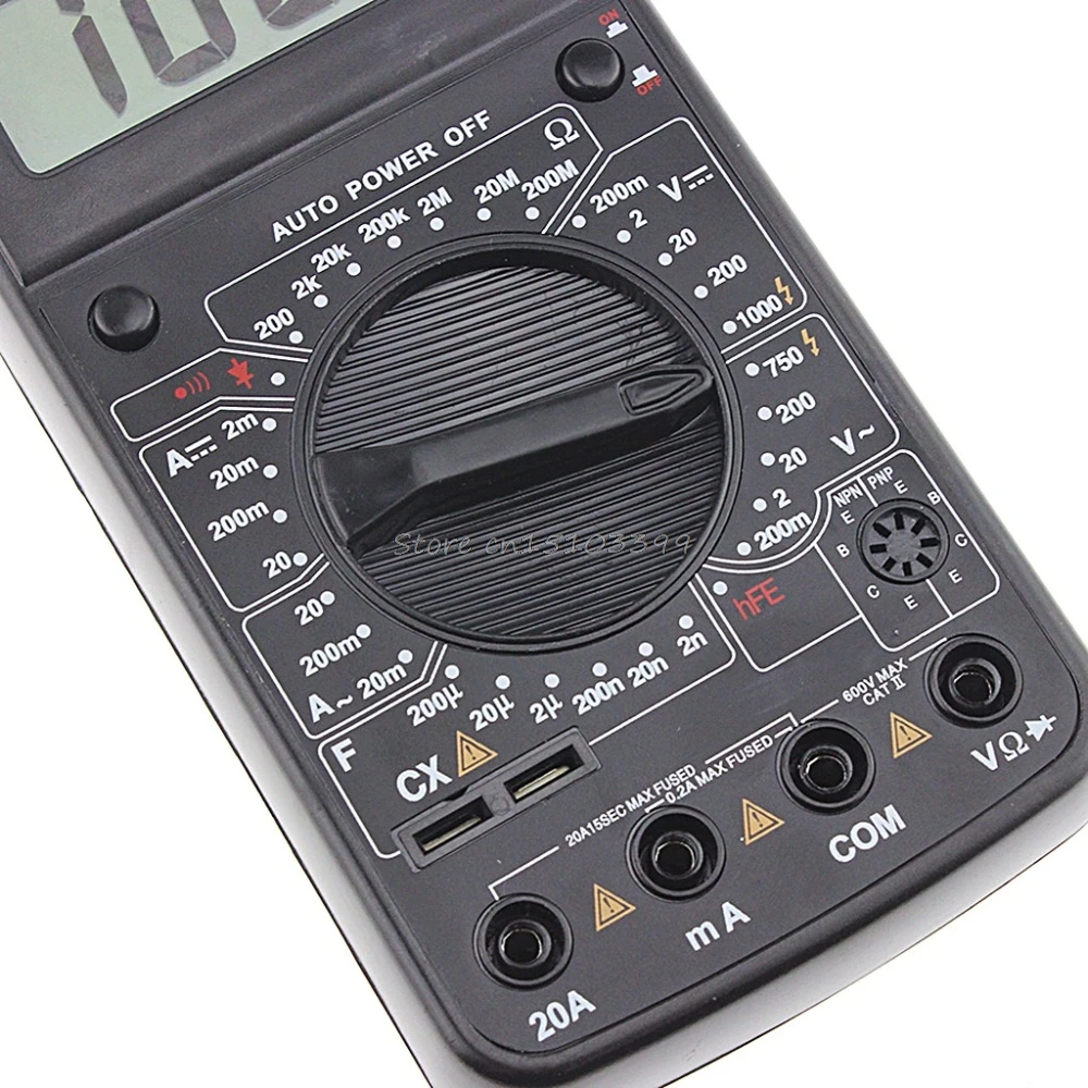 DT9205A Цифровой мультиметр AC/DC Вольтметр Амперметр Сопротивление измеритель емкости тестер инструменты Прямая поставка