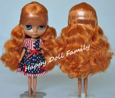 Blyth doll 12&quot nude ginger curly hair beautiful girl dark skin | Игрушки и хобби