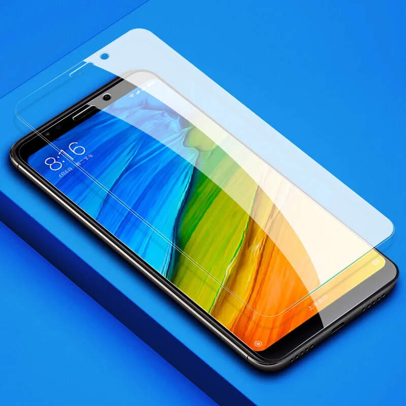 EXUNTON 2PCS Super Clear 2.5D 9H Tempered Glass For Xiaomi Redmi 5 Redmi5 Plus Note 5A Note5 Pro Screen Protector New | Мобильные