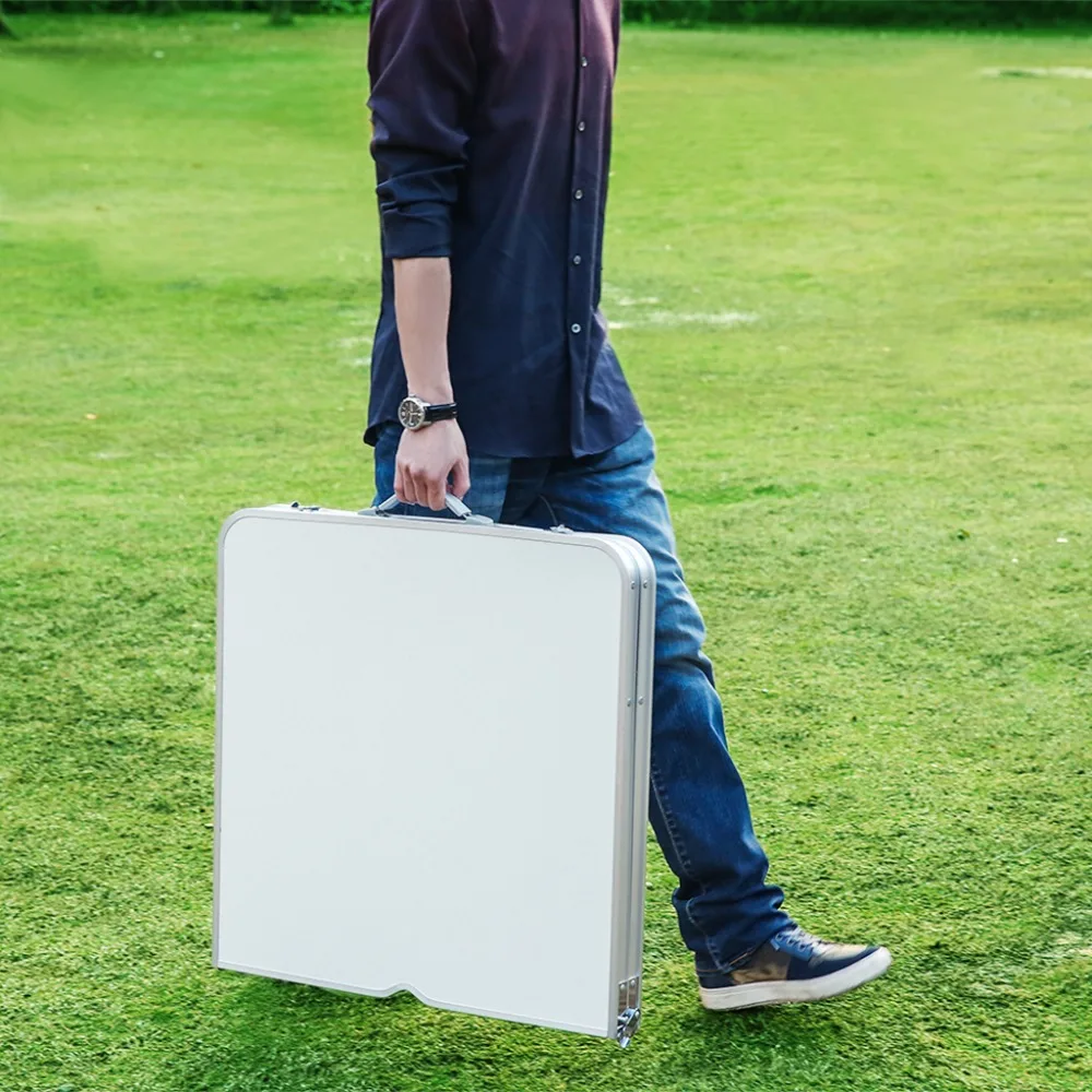 Finether Портативный Регулируемый Открытый Стол Сверхлегкий высота алюминиевый