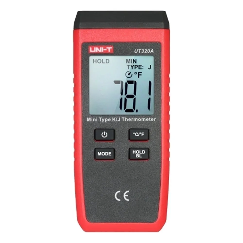 UNI T UT320D мини контактный термометр двухканальный K/J термопары Temp метр UT320A|Приборы