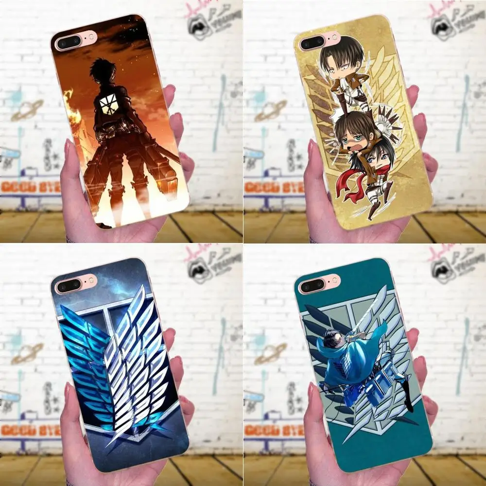 Мягкий чехол из ТПУ для Huawei Mate 7 8 9 10 20 P8 P9 P10 P20 P30 Lite Plus Pro 2017 японское аниме Атака