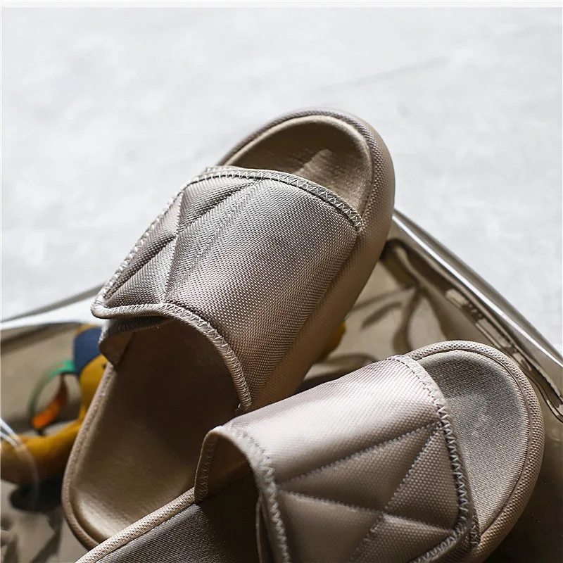 Mens Slippers Breathable Star Striped Kanye West Comfortable Flip Flops Beach Outdoor New Summer Sandals Men | Обувь