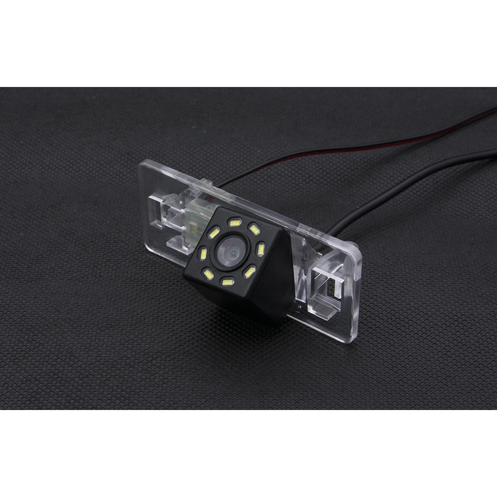 Для Audi TT A1 A3 A5 A4L A4 A7 Q3 Q5 RS5 8LED Автомобильная CCD парковочная камера заднего вида 4 3
