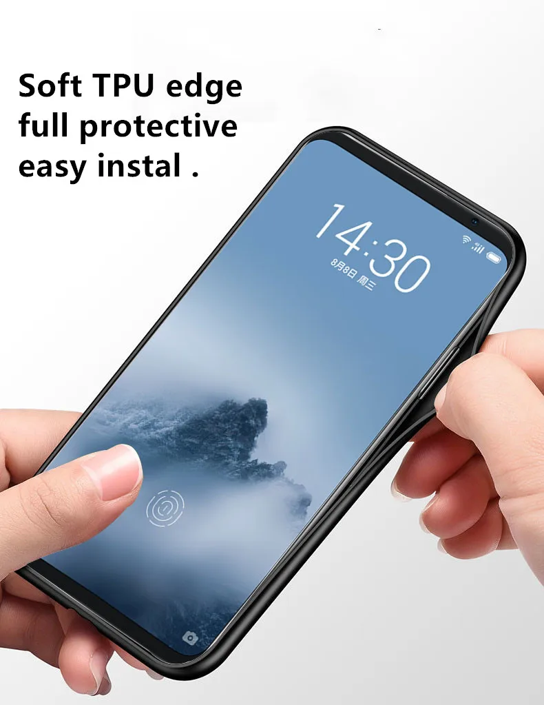 Чехол для Meizu 16th чехол Магнит автомобильный держатель чехол для Meizu 16 th Plus x Силиконовый закаленное стекло защитный чехол для Meizu 16X