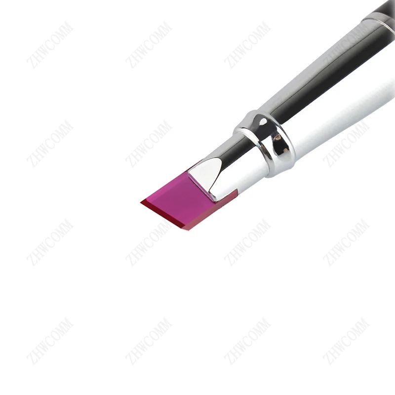 Портативная Рубиновая оптоволоконная ручка FTTH скошенная Клипса-ручка плоский