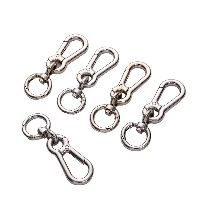 

Fashion Silver Keychain Mini Lobster Buckle Couple Small Gifts Unisex Daily Essential Gifts Anniversary Gift Supplies