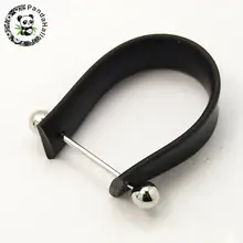 Резиновый Шнур pandahall 50 шт. черная фурнитура из латуни для модных
