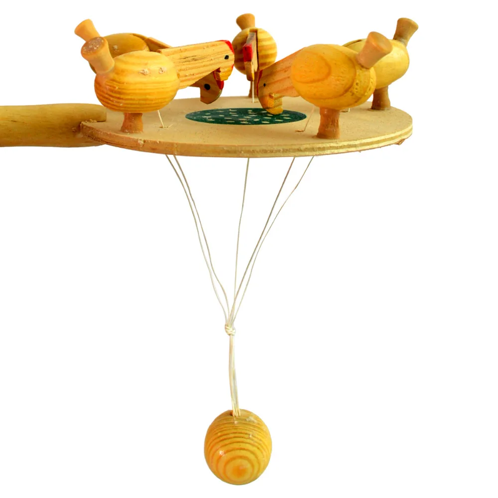 Традиционная китайская культура деревянная игрушка курица съедобный рис ручная