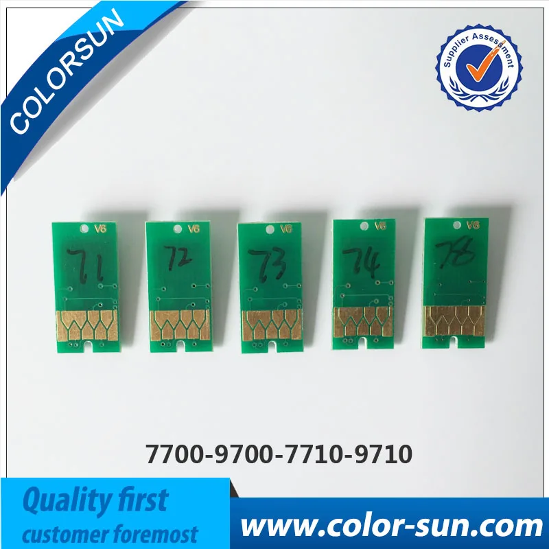 5 шт./лот сбрасываемый чип для чипов принтера Epson Stylus Pro 7700 9700 T6361-T6364 T6368 | Компьютеры