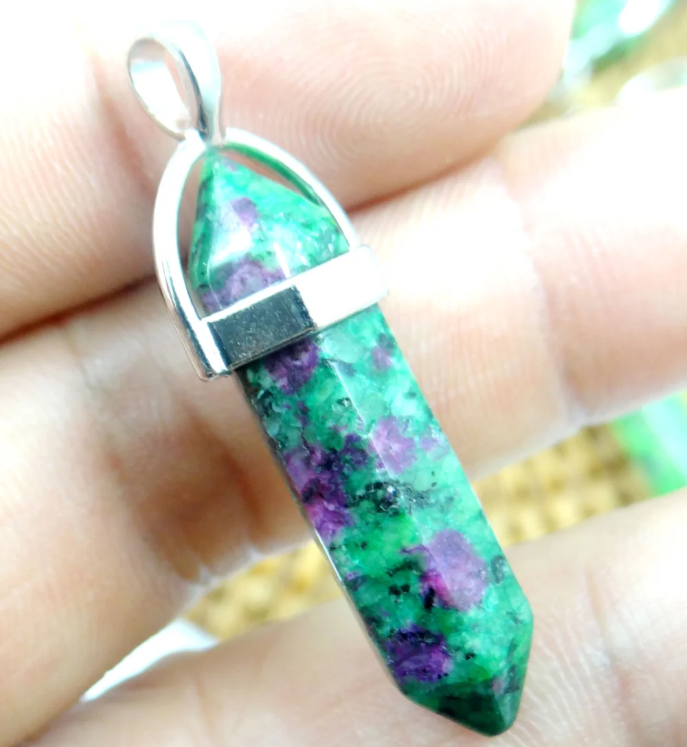 Натуральный камень кварц кристалл авантюрин опал Лапис бирюзы шестиугольные