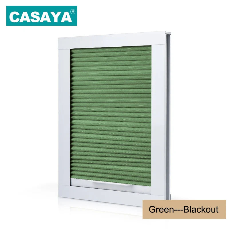 Blackout Green Подгонянный размер крыша Skylight сотовые жалюзи дневной свет/Затемненные окна сотовые жалюзи для крыши 16 цветов - Цвет: Blackout Green