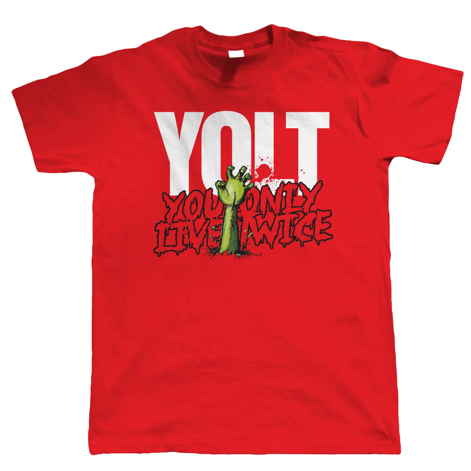 YOLT You Only Live Twice Мужская забавная футболка с зомби-подарок для Него папы