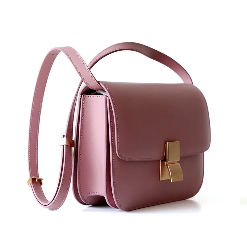 2019 new women genuine leather shoulder bag real crossbody Flap free shipping | Багаж и сумки