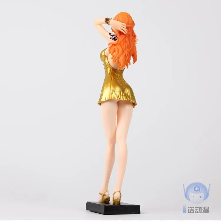 Одна штука DXF Branpresto SC скульптуры джинсы фигурка Nami 17 см ПВХ фигурку T30 | Игрушки и