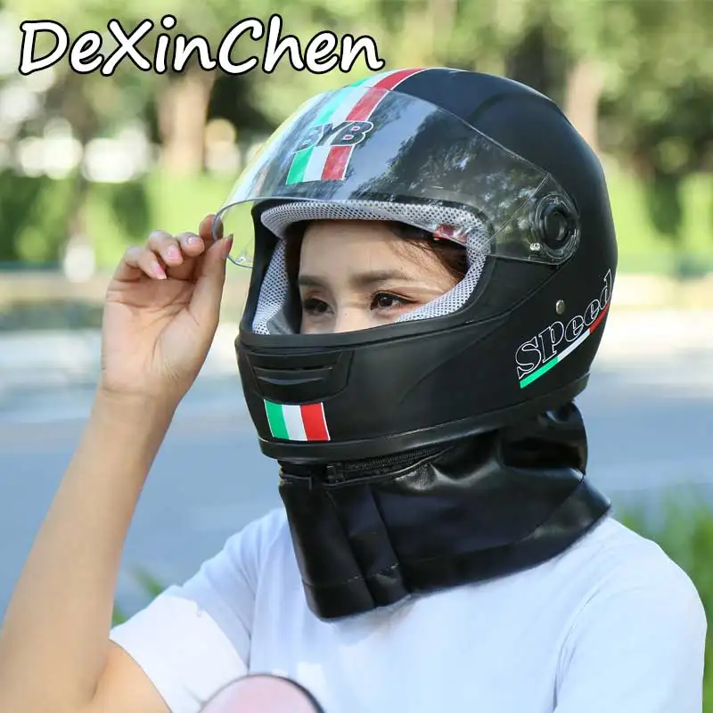 Мотоциклетный шлем с полным лицом мотоциклетные винтажные шлемы