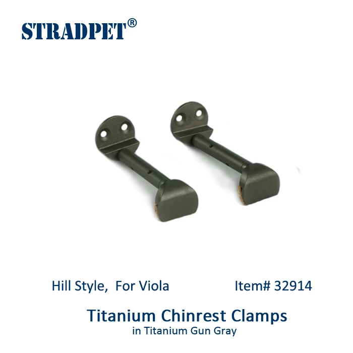 STRADPET титановые зажимы для Chinrest винты из титана яркие и серые в стиле холма