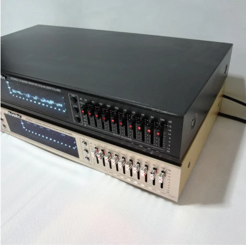 

EQ-665 Equalizer hifi Fever Home EQ Equalizer Dual 10 BAND Stereo Treble Alto bass adjustment With Bluetooth and Display