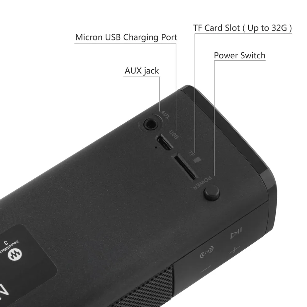 Сильный бас SL 1000 Bluetooth 4 1 динамик беспроводной музыкальный плеер Поддержка HiFi