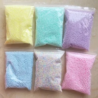 2 3 5mm 16000pcs warm color pastel foam bead snow mud particles accessories tiny foam beads slime balls supplies
