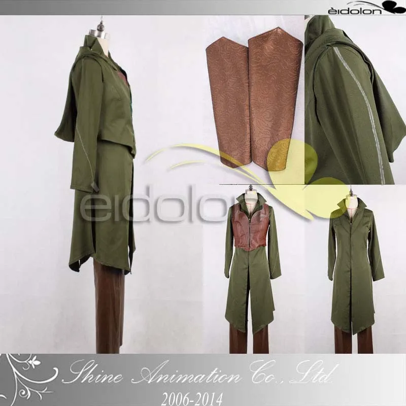 Костюмы для взрослых мужчин Властелин Колец Хоббит Tauriel Косплей Костюм