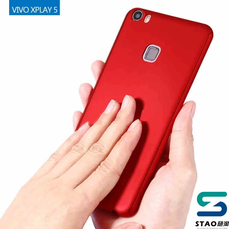 For BBK Vivo Xplay5 Phone Cases Simple style Stao brand 360degrees Full Cover PC Protective Back X play 5 Shell |