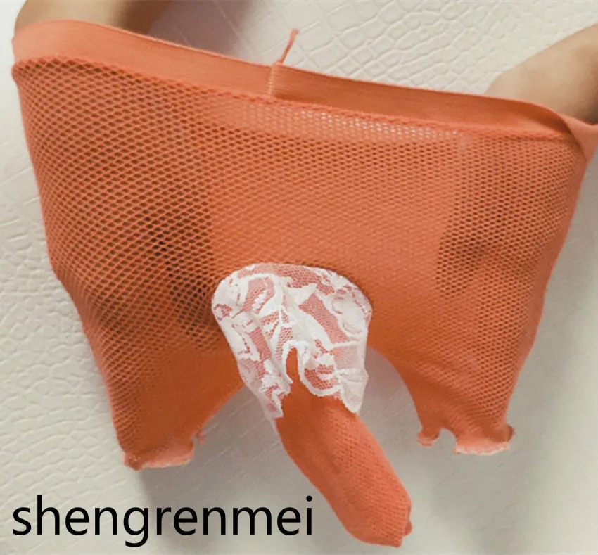 Мужские трусы боксеры Shengrenmei сексуальное нижнее белье для геев кружевные мужские