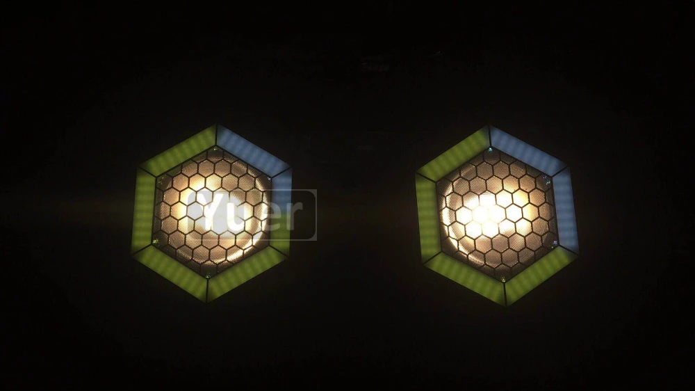 2 шт./лот светодиодный 6x24 SMD RGB 220 Вт COB Ретро вспышка DJ сценический эффект лампа профессиональное DJ оборудование для вечерние караоке дискотека