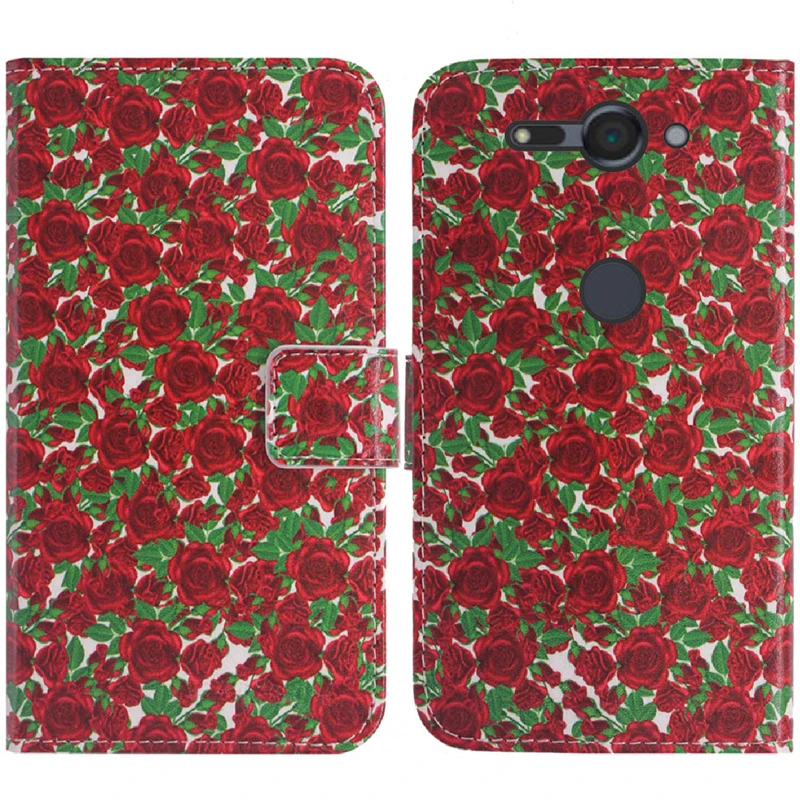 Модный защитный кожаный чехол книжка TienJueShi бумажник силиконовый для Sony Xperia XZ2