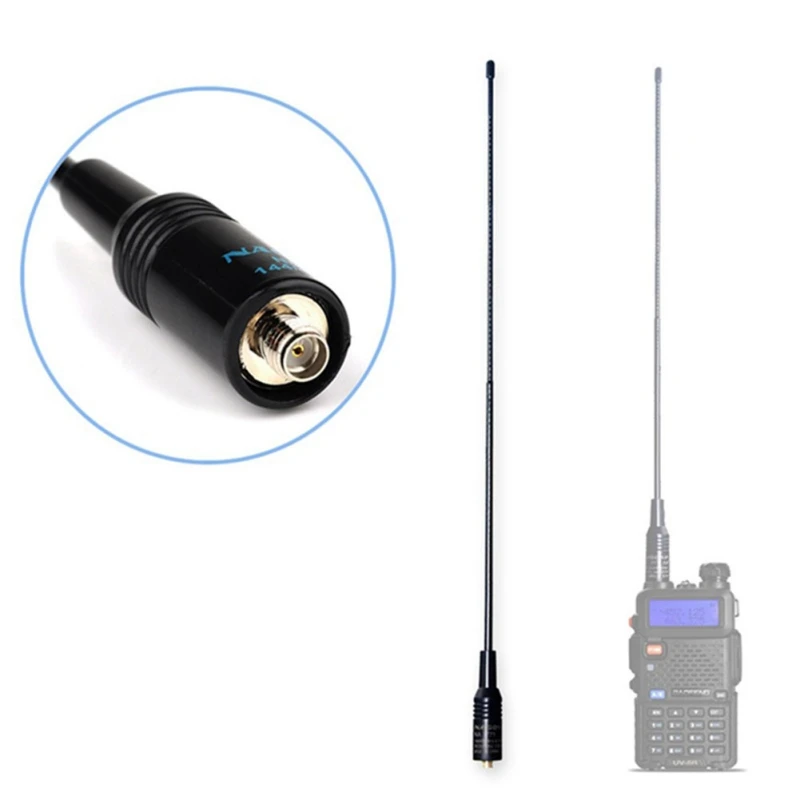 Мобильный антенный набор УВЧ VHF Двухдиапазонный крепежный кабель для рации |