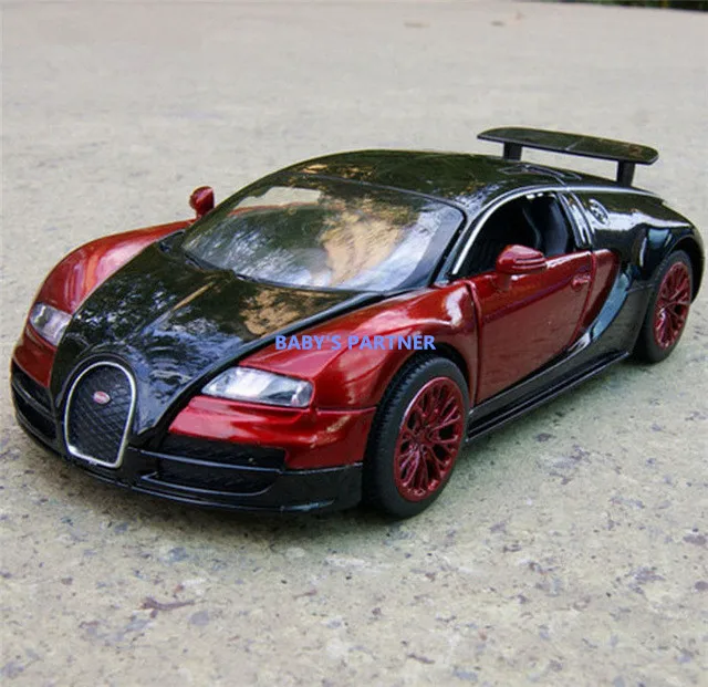 Модель автомобиля Bugatti Veyron coches jugetes литый под давлением эскалация игрушечная