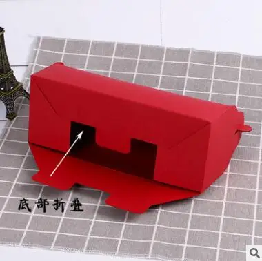 10 шт./лот бумажная коробка для торта выпечка макарон шоколадная упаковка еды