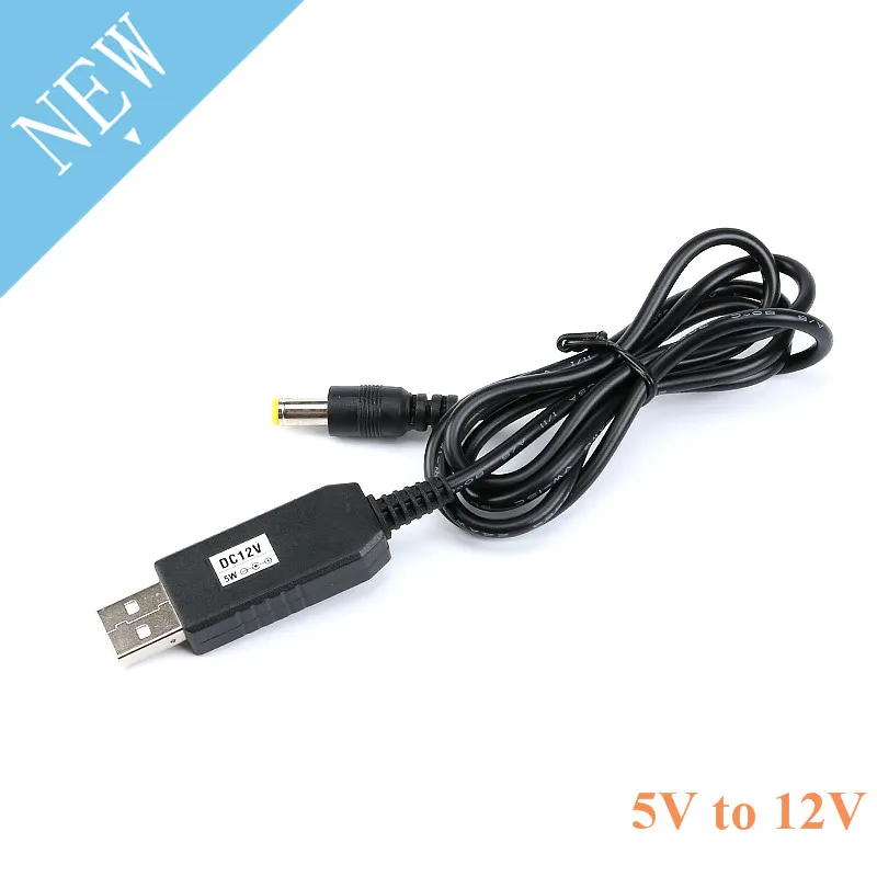 USB 5 в пост. Тока на 12 повышающий кабель 5x2 1 мм штекер преобразователь для