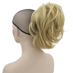 Soowee, 10 цветов, волнистые шиньоны, когти, конский хвост, синтетические волосы, блонд, серый, маленький пони хвост, заколка для наращивания волос