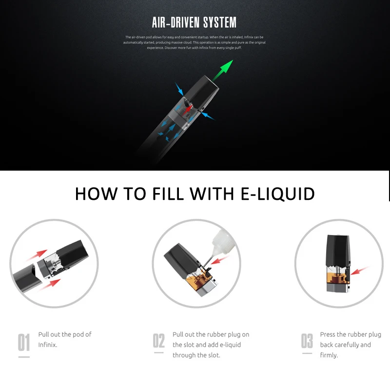 Испаритель SMOK VAPE 3 шт. в коробке электронная сигарета с пульверизатором INFINIX POD Coil
