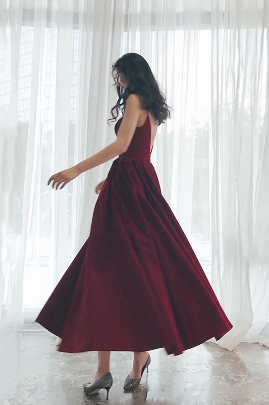 Женское платье до щиколотки He's Bride Сексуальное Милое вечернее с открытой спиной